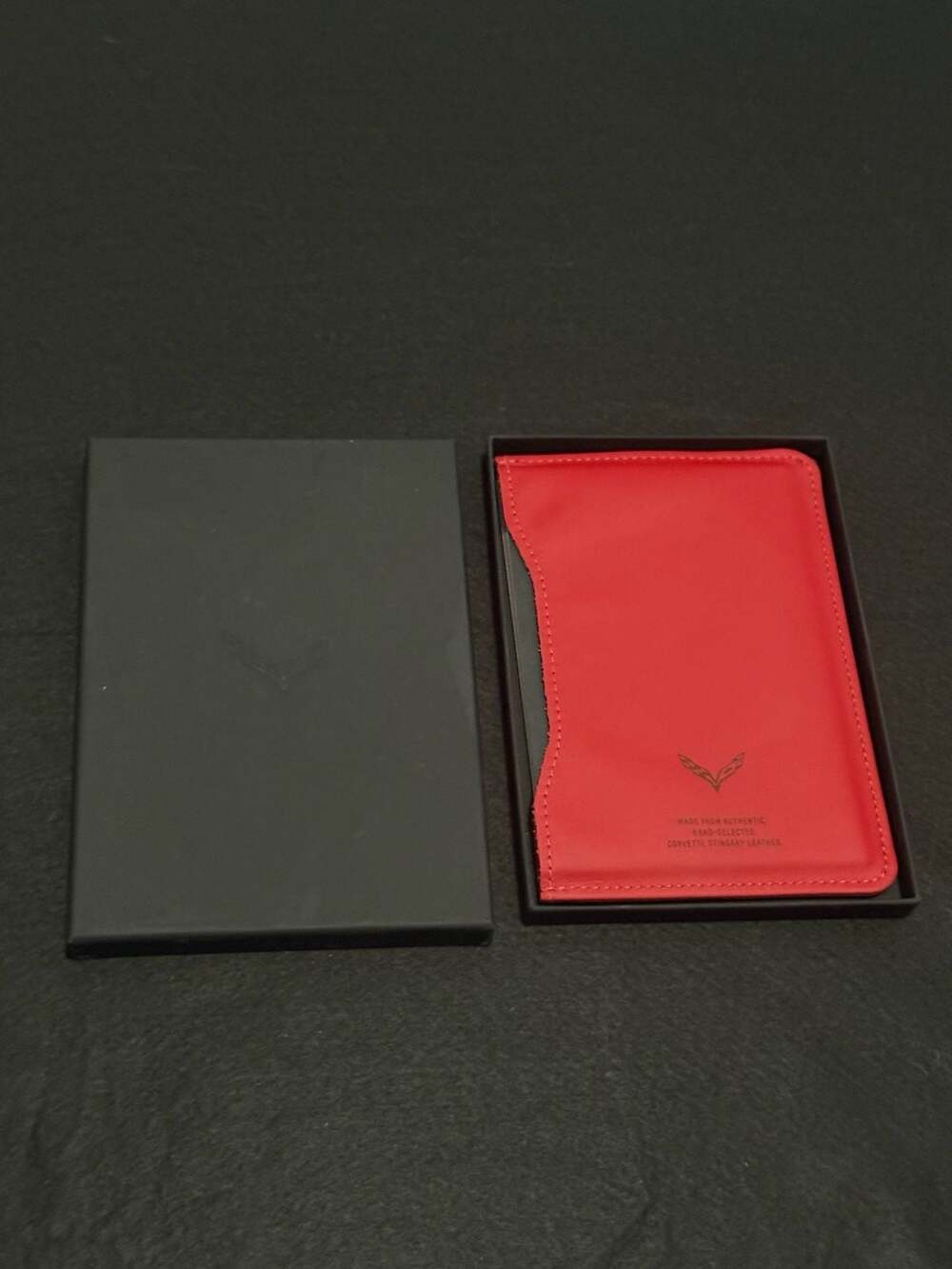 Corvette Stingray Leather Owner's Manual Folder Case and Booklet Set